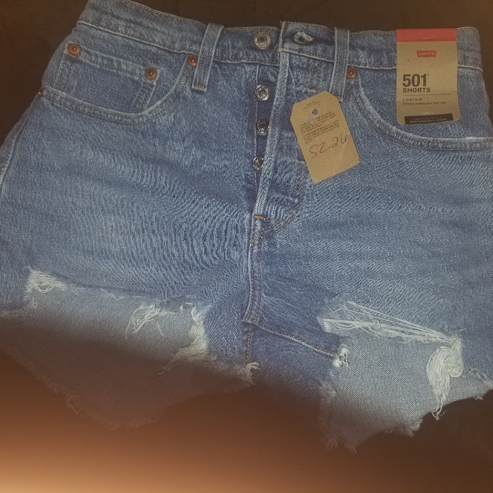 $30 Levi's sexy shorts sz.26 waist brand new